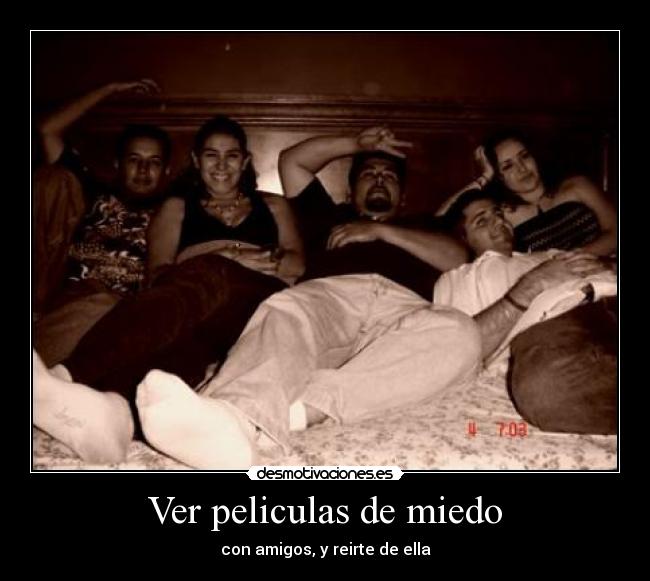 Ver peliculas de miedo -