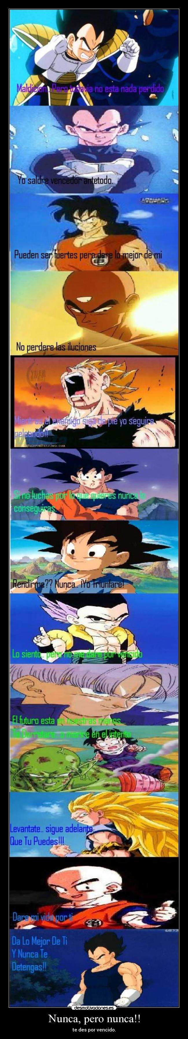 Nunca, pero nunca!! -