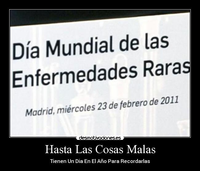 carteles enfermedades raras desmotivaciones