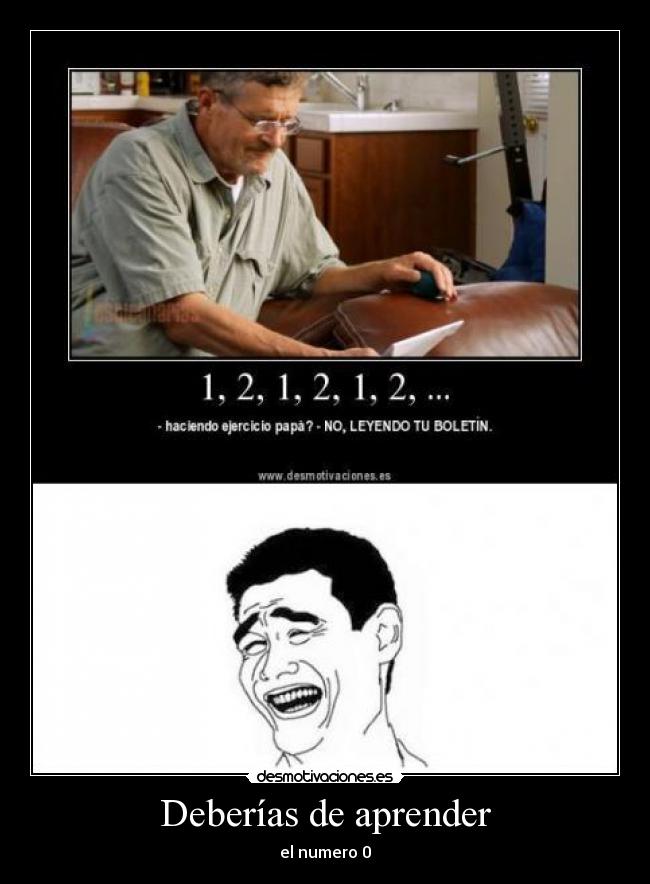 Deberías de aprender - el numero 0