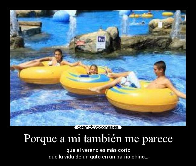 Porque a mi también me parece -