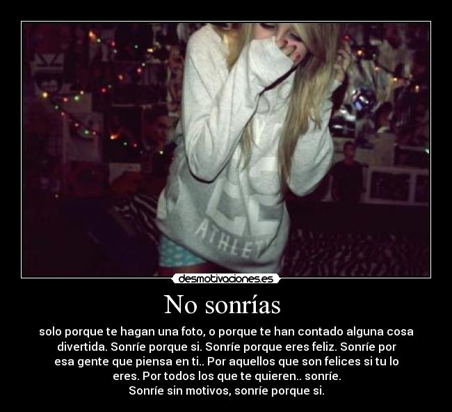 No sonrías  - 