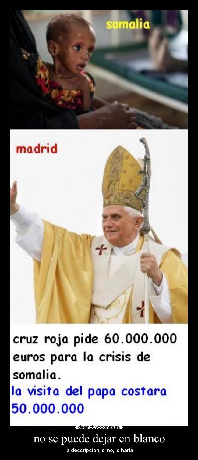 no se puede dejar en blanco - la descripcion, si no, lo haría