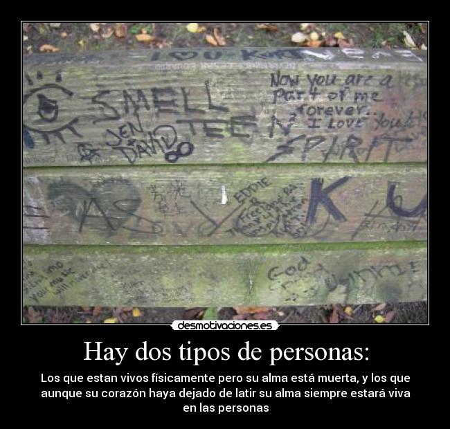 Hay dos tipos de personas: -