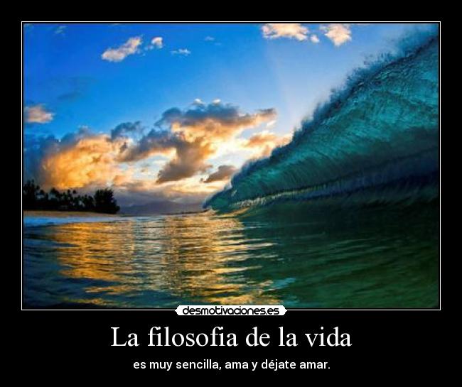 La filosofia de la vida -