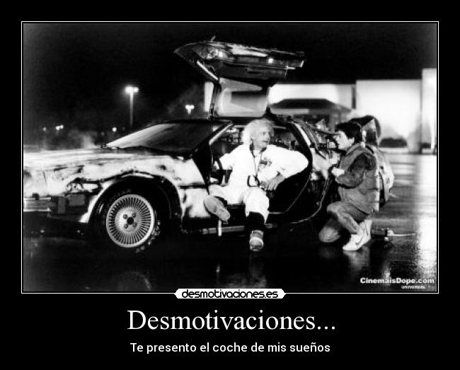 carteles desmotivaciones delorean desmotivaciones