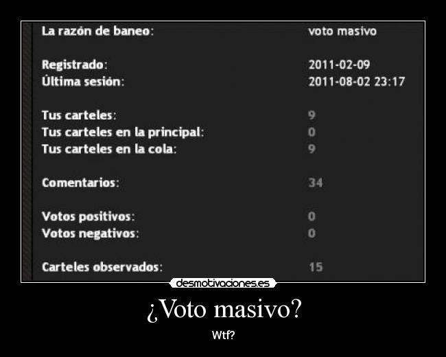 ¿Voto masivo? - 