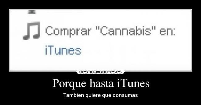 Porque hasta iTunes - 