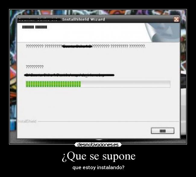 ¿Que se supone - que estoy instalando?