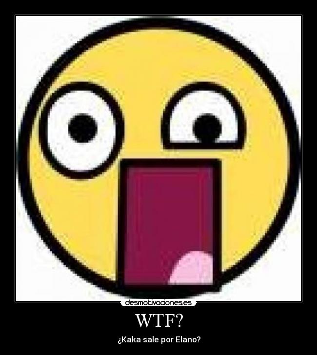 WTF? - ¿Kaka sale por Elano?