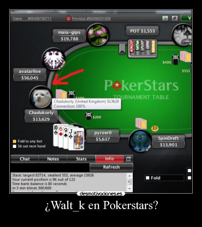 ¿Walt_k en Pokerstars? - 