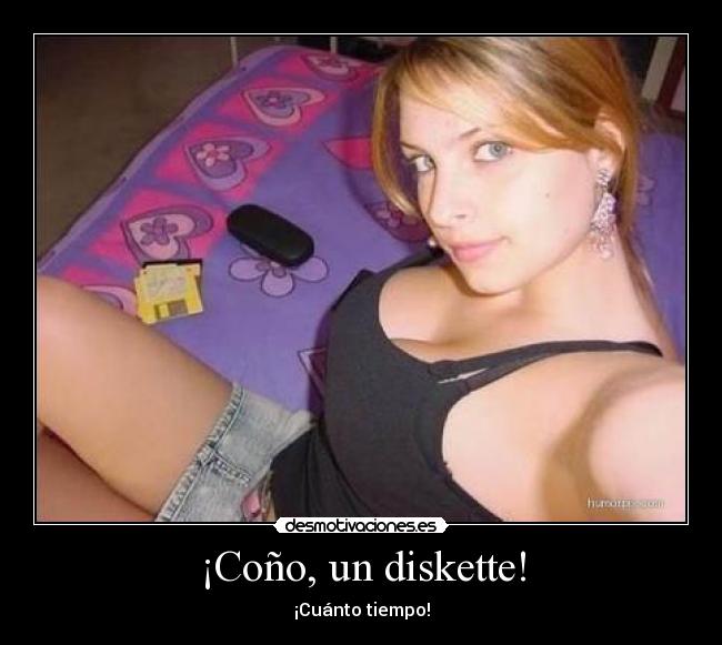 ¡Coño, un diskette! - 