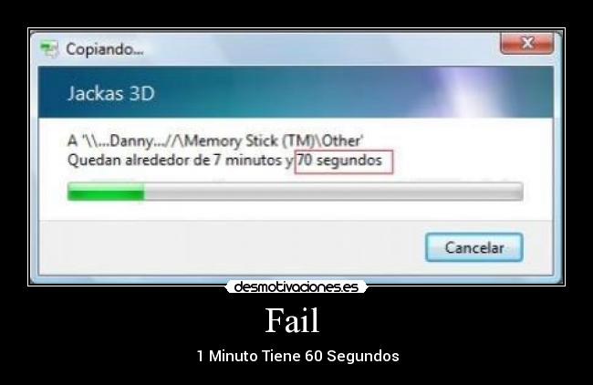 Fail - 1 Minuto Tiene 60 Segundos