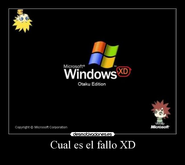 Cual es el fallo XD - 