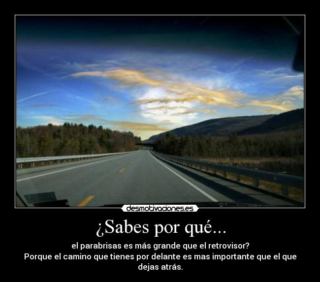 ¿Sabes por qué... -