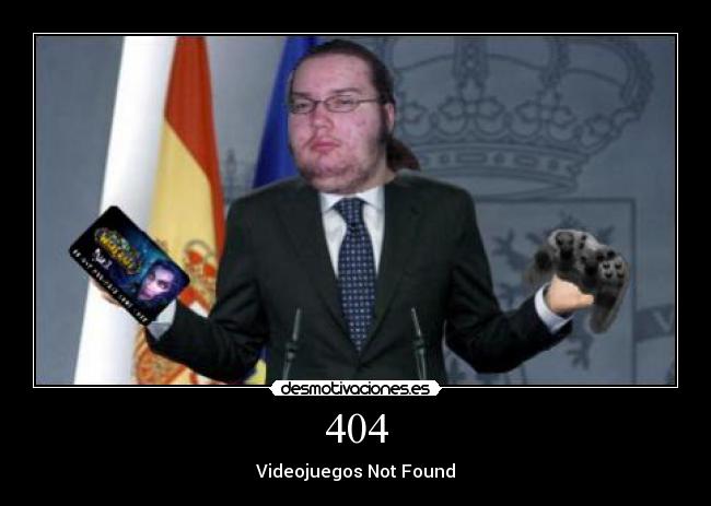 404 - Videojuegos Not Found