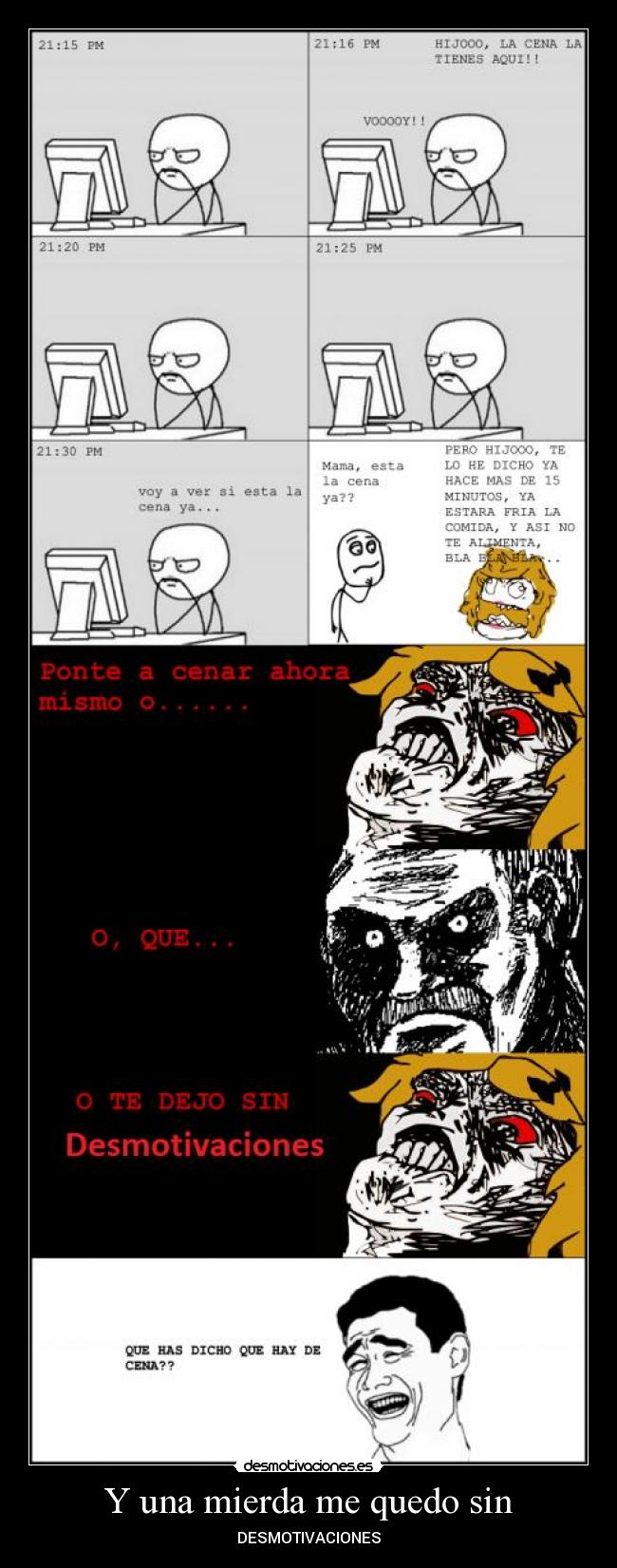 Y una mierda me quedo sin -