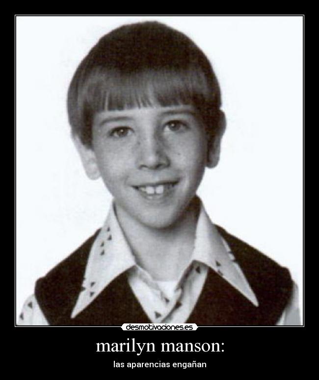 marilyn manson: - 
