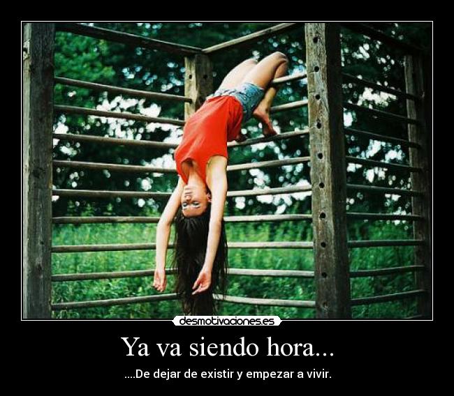 Ya va siendo hora... -