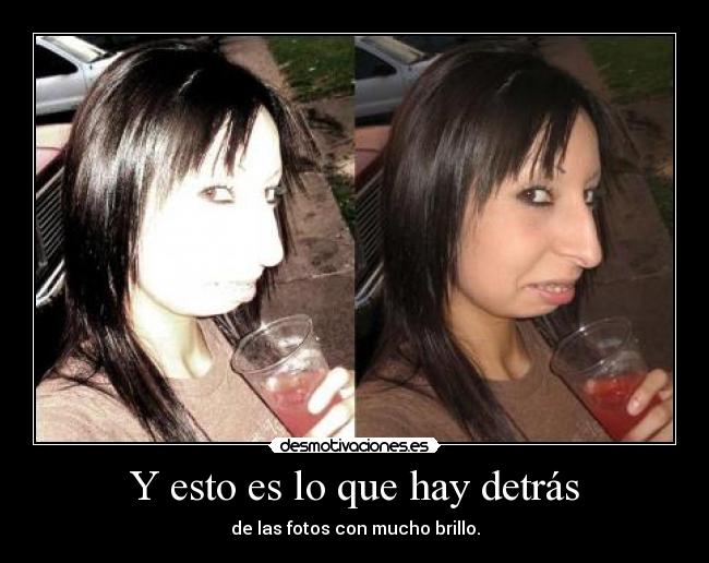 carteles fotos brillo choni desmotivaciones