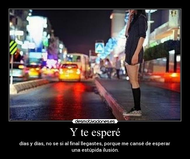 Y te esperé - 