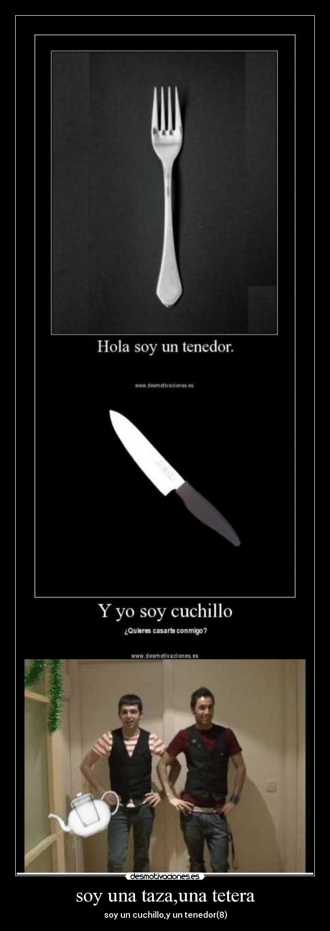 soy una taza,una tetera -