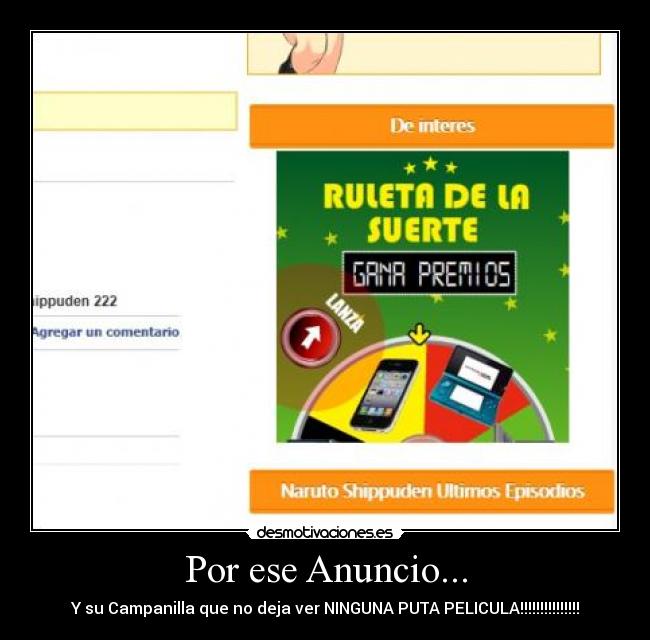 Por ese Anuncio... -