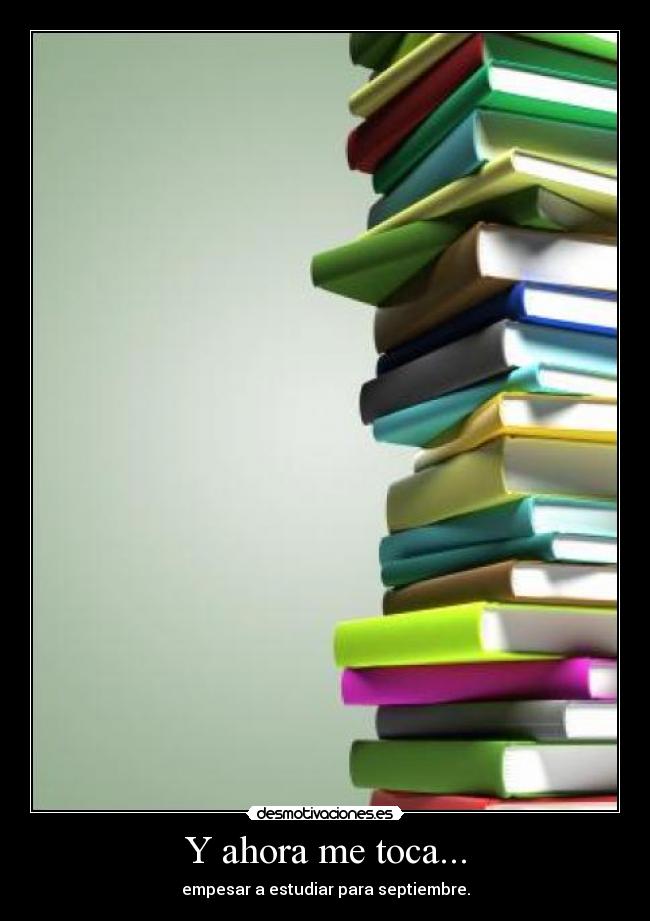 Y ahora me toca... -