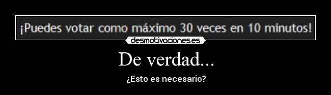 De verdad... - 