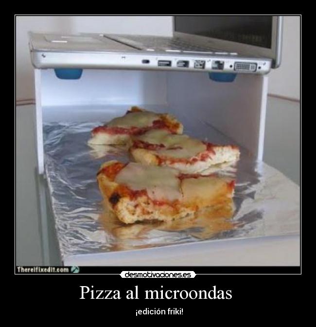 Pizza al microondas  - 