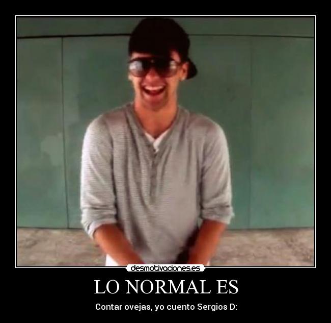 LO NORMAL ES - Contar ovejas, yo cuento Sergios D:
