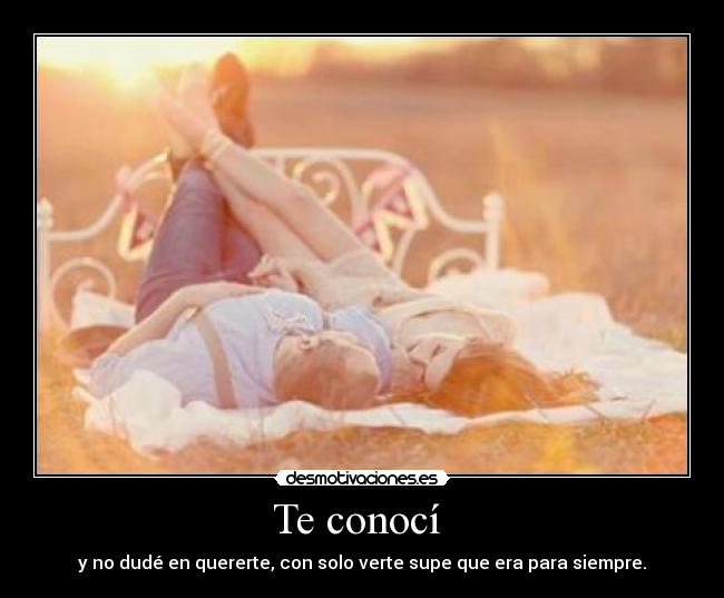 Te conocí  - 