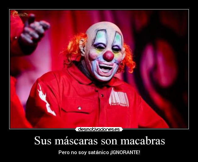 Sus máscaras son macabras - 
