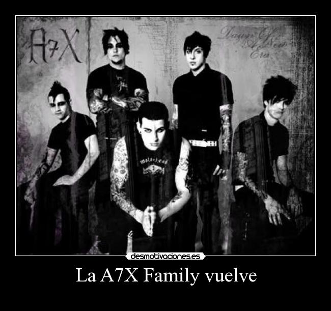 carteles a7x family desmotivaciones