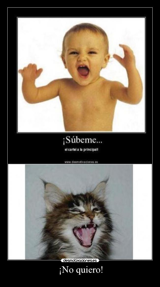 ¡No quiero! - 
