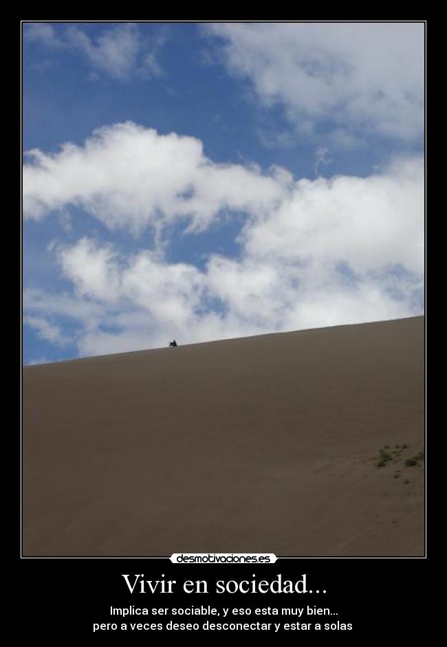Vivir en sociedad... - 