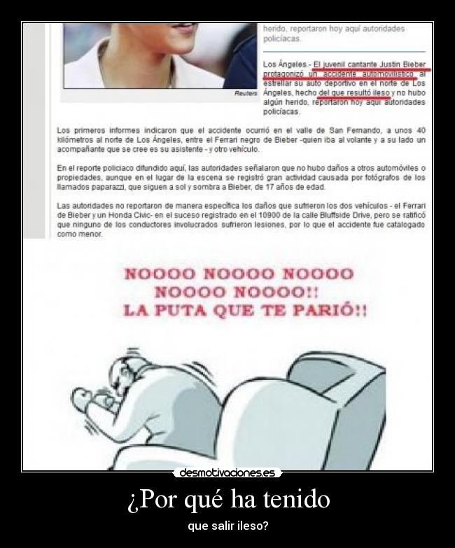 ¿Por qué ha tenido -