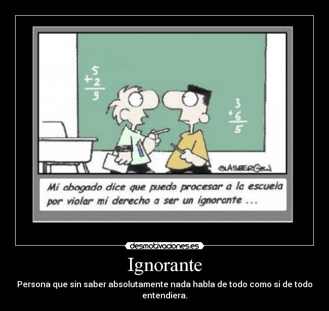 Ignorante -