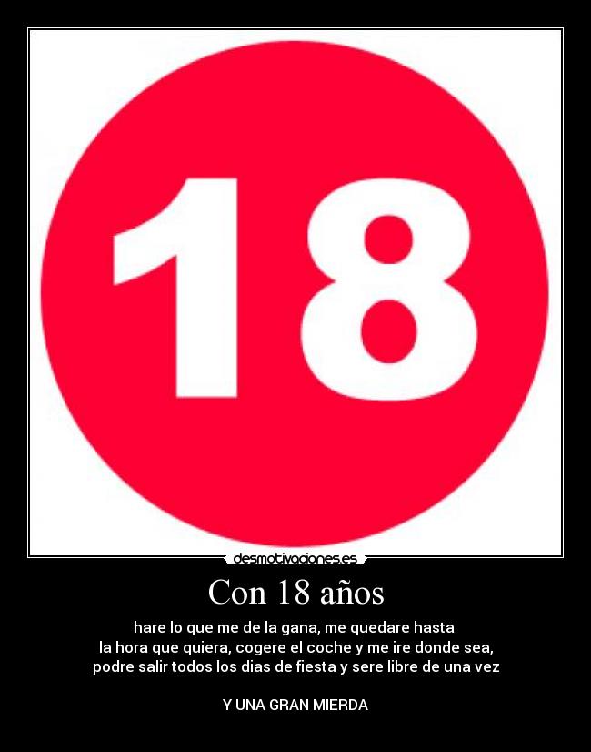 Con 18 años - 