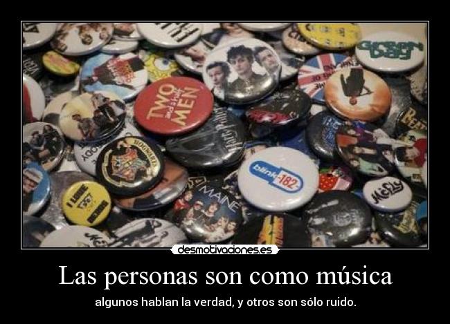 Las personas son como música - 