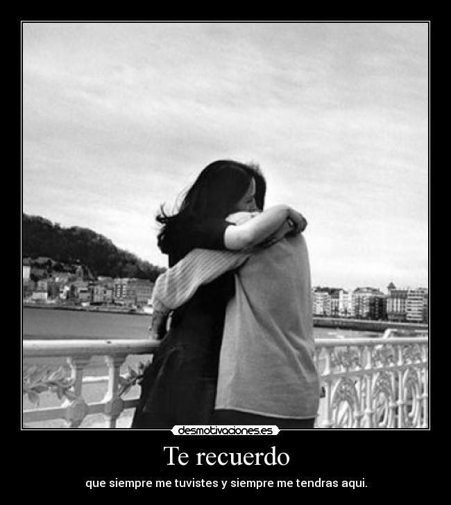 Te recuerdo -