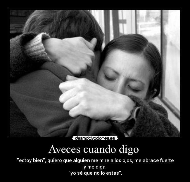 Aveces cuando digo  - 