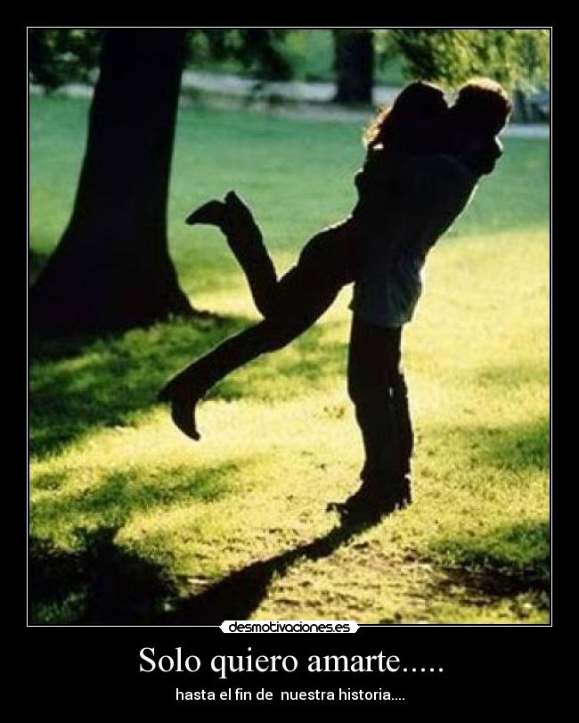 Solo quiero amarte..... - hasta el fin de  nuestra historia....