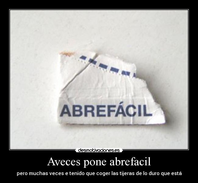 Aveces pone abrefacil - 
