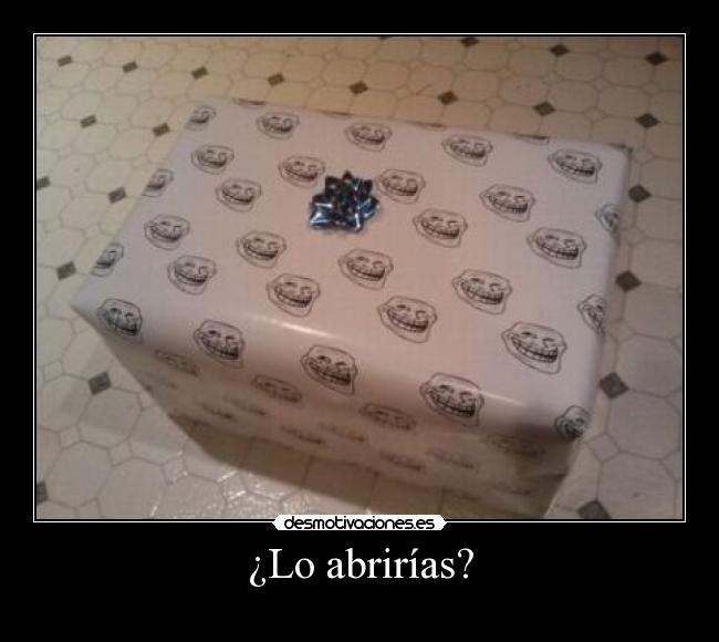 ¿Lo abrirías? - 