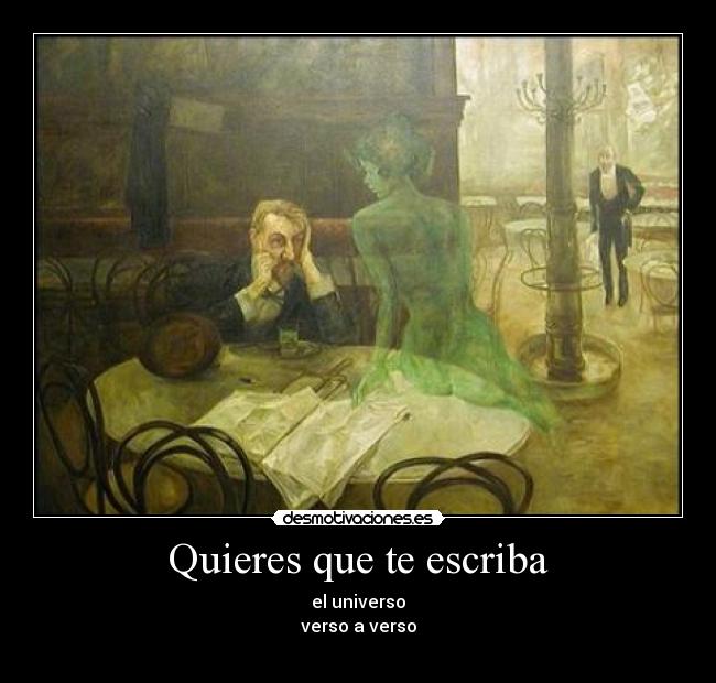 Quieres que te escriba - 