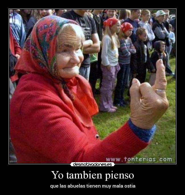 Yo tambien pienso -