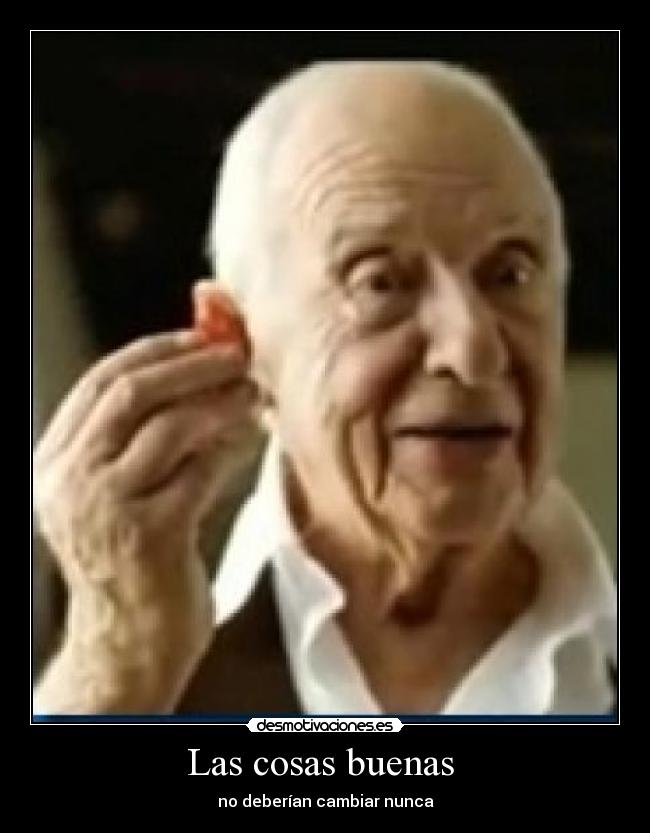 Las cosas buenas  - 