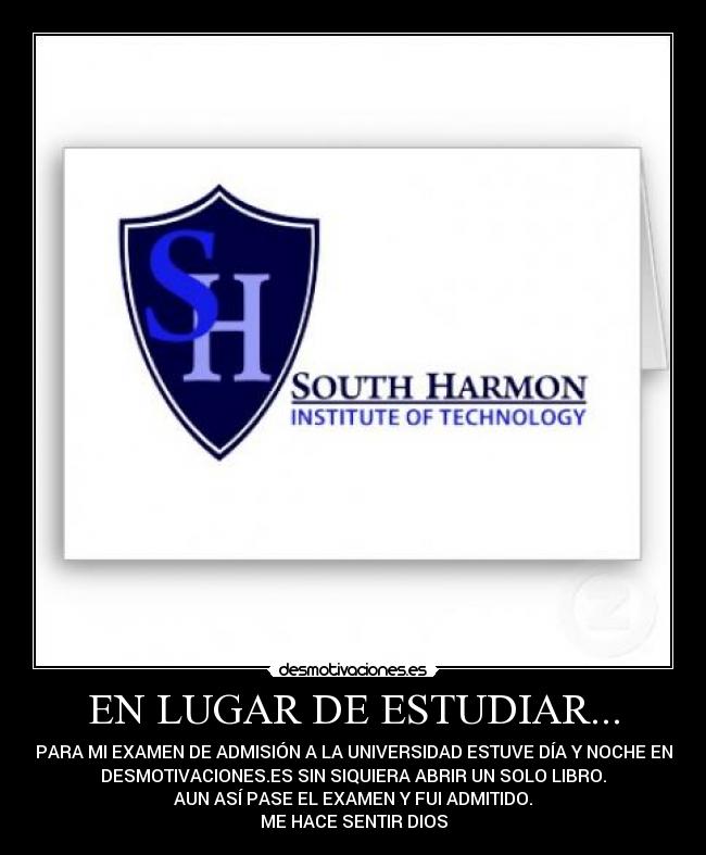 EN LUGAR DE ESTUDIAR... -