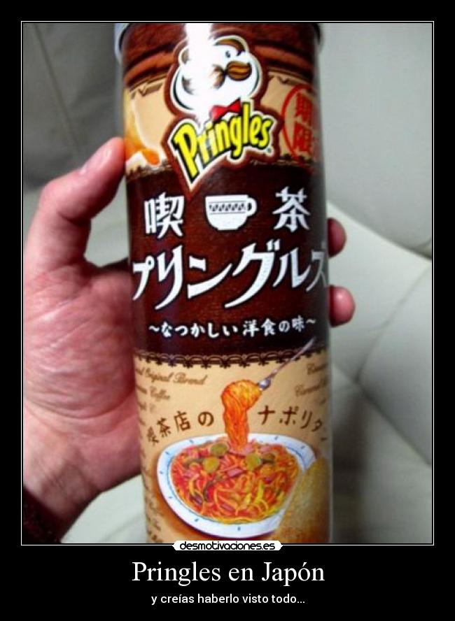 Pringles en Japón -